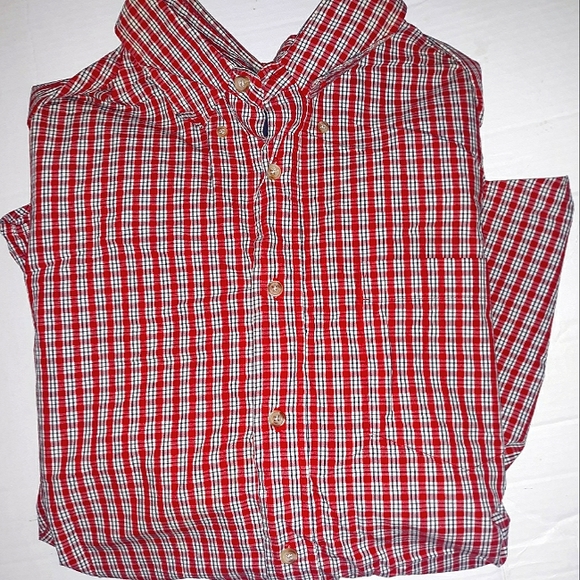 Nice Worn Once Mens Wrangler LS Button Dress Red L - Picture 1 of 10